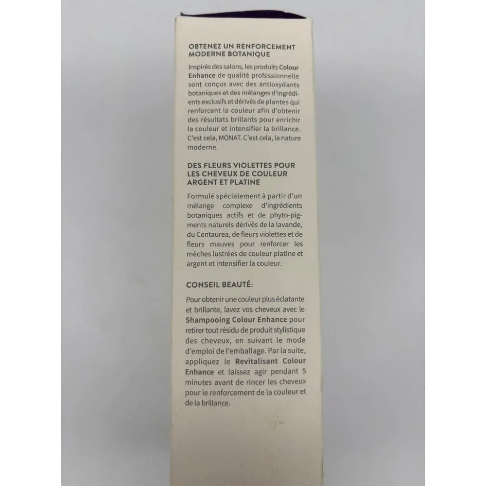 NIB Monat Colour Enhance Hair Perfectly Platinum Shampoo 8 oz & Conditioner 6 oz